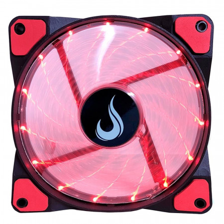 COOLER FAN GABINETE RISE MODE WIND RM-WN-01-BR LED VERMELHO