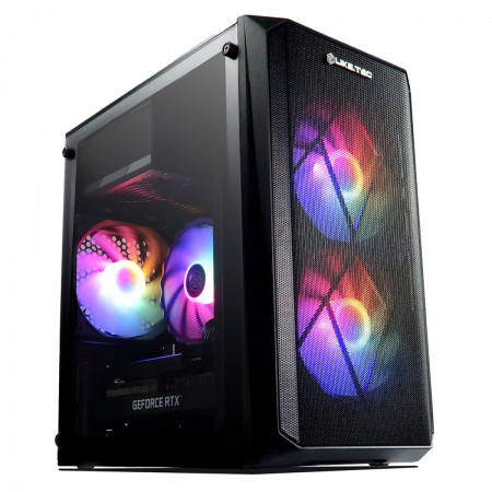 GABINETE GAMER LIKETEC CYCLE ACRILICO PRETO