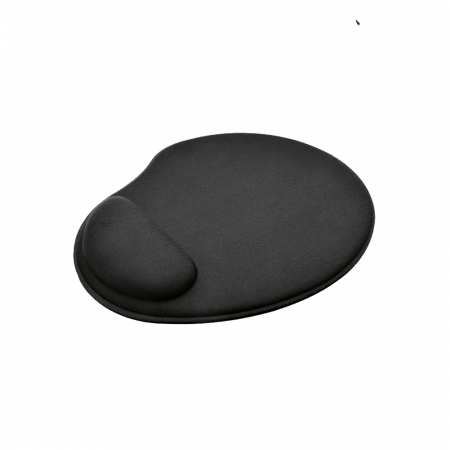 MOUSE PAD C/ GEL OFFICE LETRON 27X19CM 74506 PRETO 