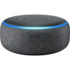 CAIXA SMART AMAZON ECHO DOT 3GEN ALEXA CHARCOAL PRETA - 1